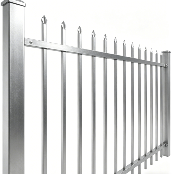 Cercas de seguridad de acero galvanizado para uso residencial y comercial
