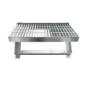 Couvercle de drainage &agrave; grille en acier inoxydable