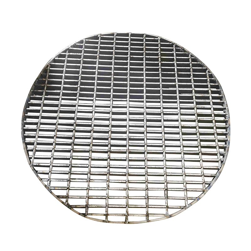 Grille ronde circulaire en acier galvanis&eacute;